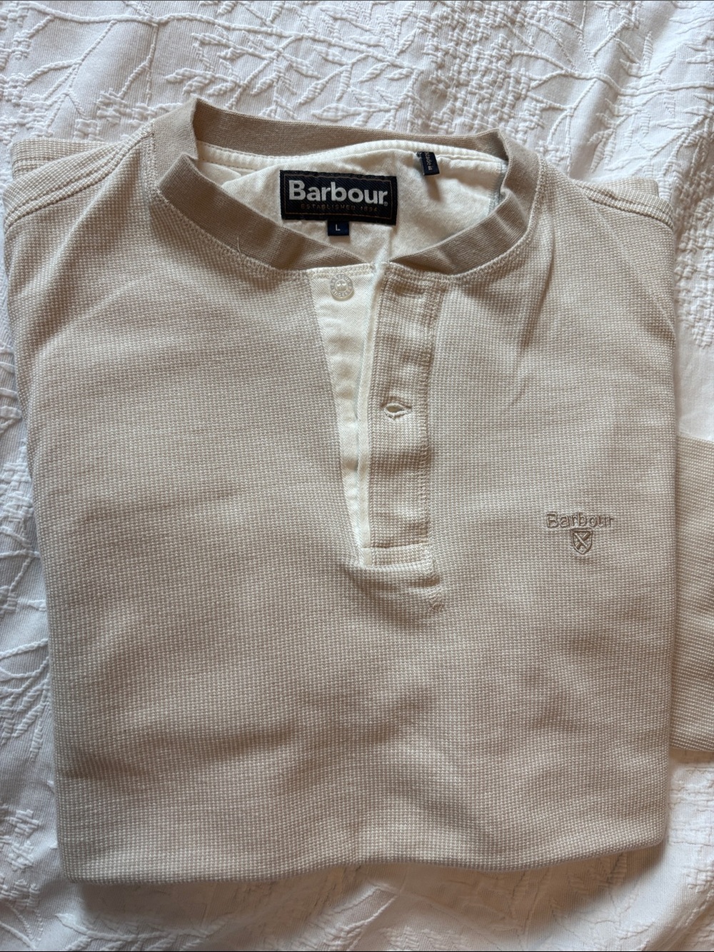 Barbour Waffle Henley